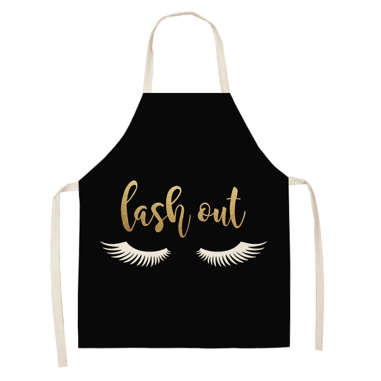 2 PCS Kitchen Linen Heart-Shaped Letters Fashion Sleeveless Apron, Specification: 65x75 cm