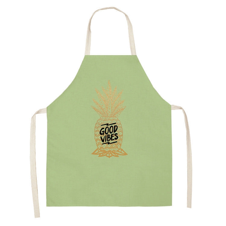 2 PCS Kitchen Linen Heart-Shaped Letters Fashion Sleeveless Apron, Specification: 45x56 cm