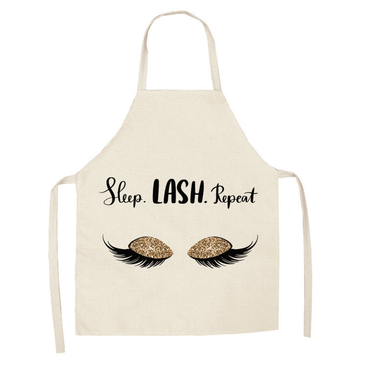 2 PCS Kitchen Linen Heart-Shaped Letters Fashion Sleeveless Apron, Specification: 45x56 cm