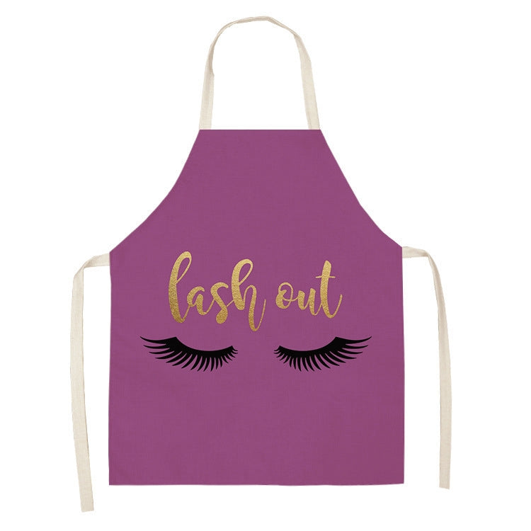 2 PCS Kitchen Linen Heart-Shaped Letters Fashion Sleeveless Apron, Specification: 45x56 cm
