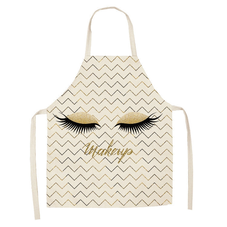 2 PCS Kitchen Linen Heart-Shaped Letters Fashion Sleeveless Apron, Specification: 45x56 cm