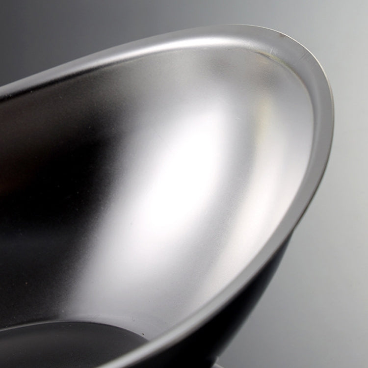 304 Stainless Steel Ingot Shape Salad Bowl Plate Rotisserie Tableware French Fries Container, Colour: Bright Light