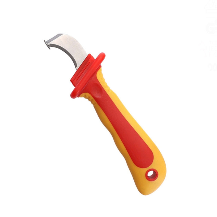 Resistant High Voltage Anti-Magnetic Insulated Plastic Tool, Style: Electrician Scimitar