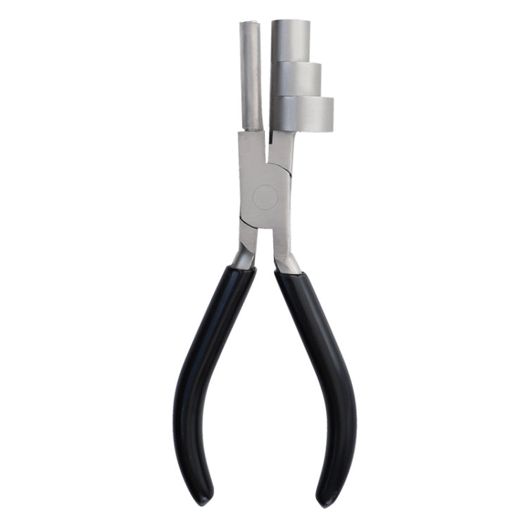 ZB37H 3 In 1 6 Inch Flat Mouth Round Nose Pliers Mini DIY Jewelry Pliers Hand-Wound Pliers