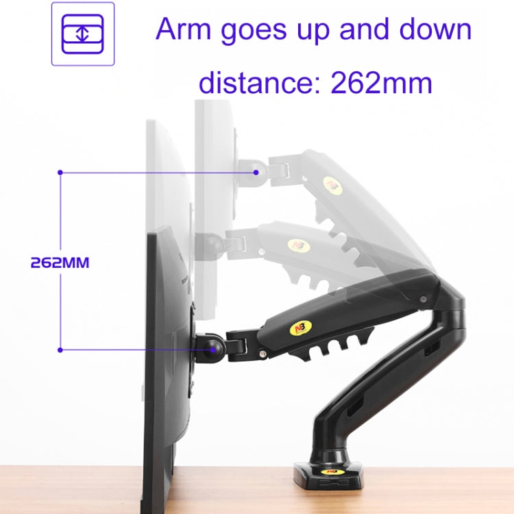 Monitor Desktop Bracket Up And Down Lifting Television Bracket F100A Black Flagship