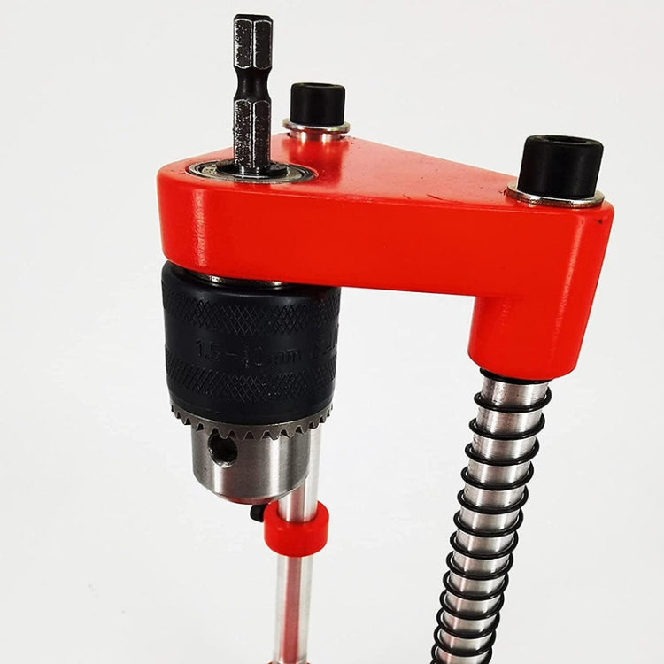 Accurate Positioning Belt Drilling Wood Drill Woodworking Locator Accessories Tool,Style: Plastic (Red)