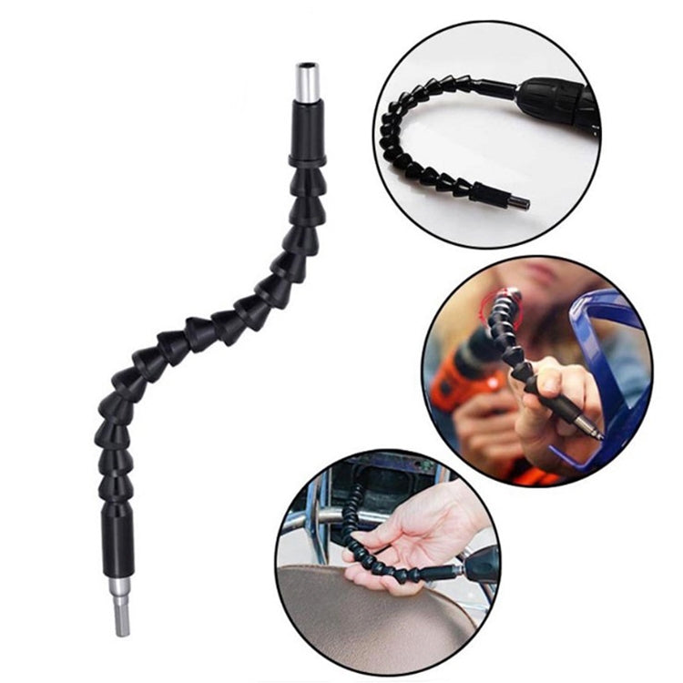 2 Sets Electric Drill Universal Coupling Sleeve Bit Set Multifunctional Flexible Shaft Electric Drill Accessory Set, Style: 11 PCS / Set