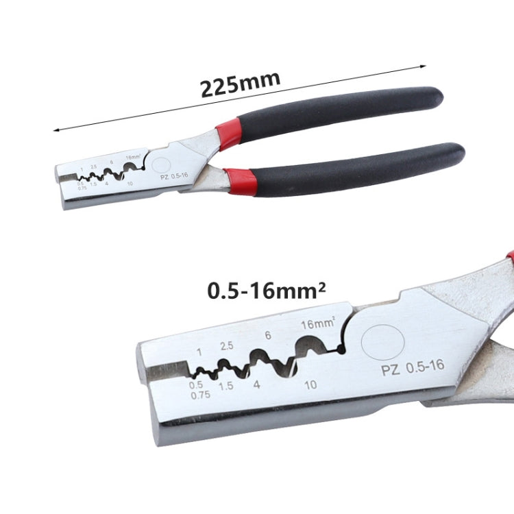 PZ 0.5-16 Tube Terminal Voltage Line Pliers Multi-Function Saving Strip Terminal Pliers