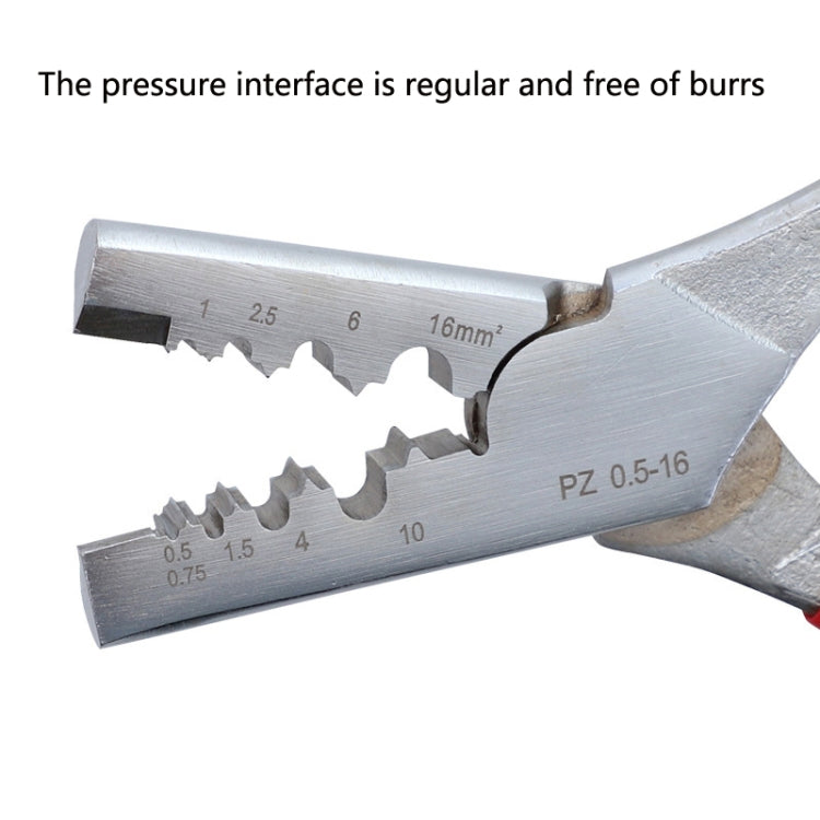 PZ 0.5-16 Tube Terminal Voltage Line Pliers Multi-Function Saving Strip Terminal Pliers