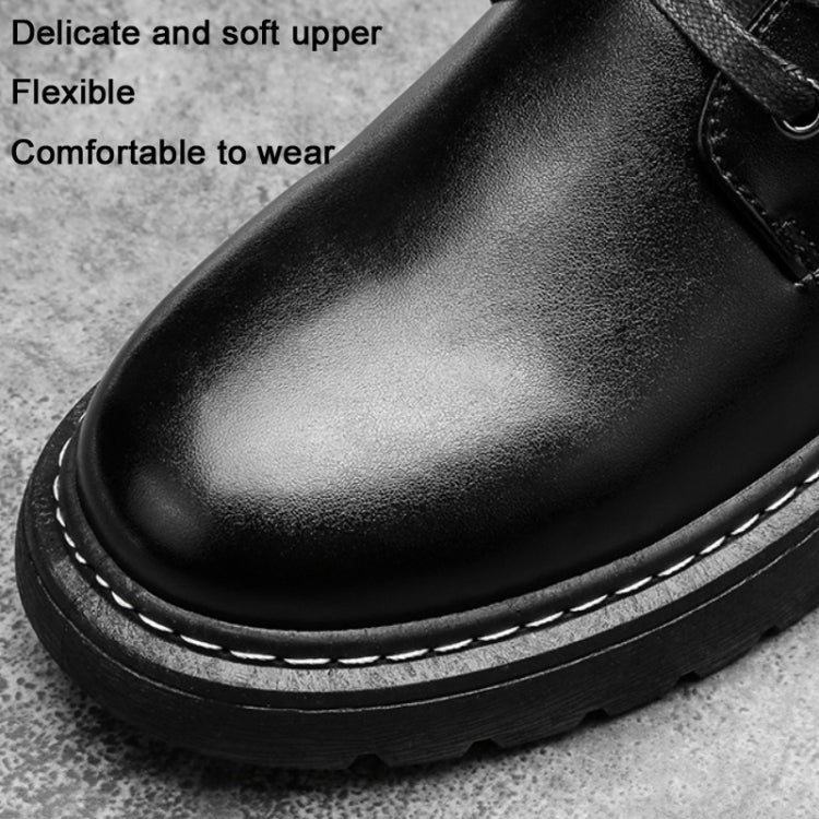 Men Autumn And Winter High-Top Locomotive Martin Boots, Size: 39