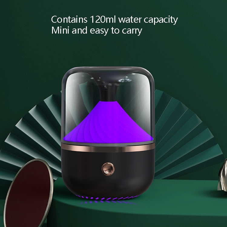 HX-930 Home Bedroom Round Mirror Essential Oil Aromatherapy Machine Ultrasonic Atomization Hydrating Spray Humidifier
