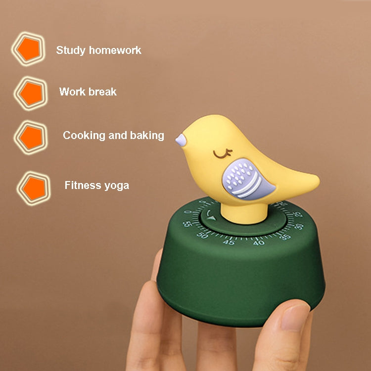 Tweet Bird Countdown Timer Student Learning Time Manager Kitchen Timer Mechanical Reminder