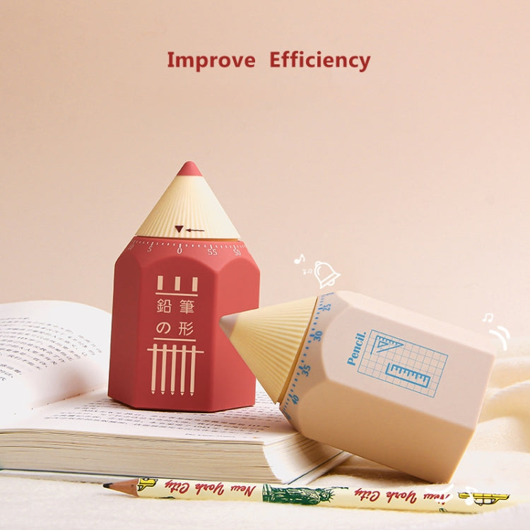 Pencil Shape Time Manager Kitchen Countdown Timer Student Mechanical Timer
