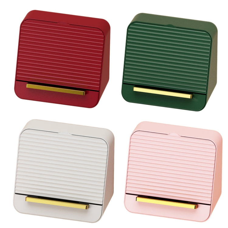 Vertical Desktop Lipstick Storage Box Large-Capacity Compartmentalized Cosmetic Storage Box With Lid