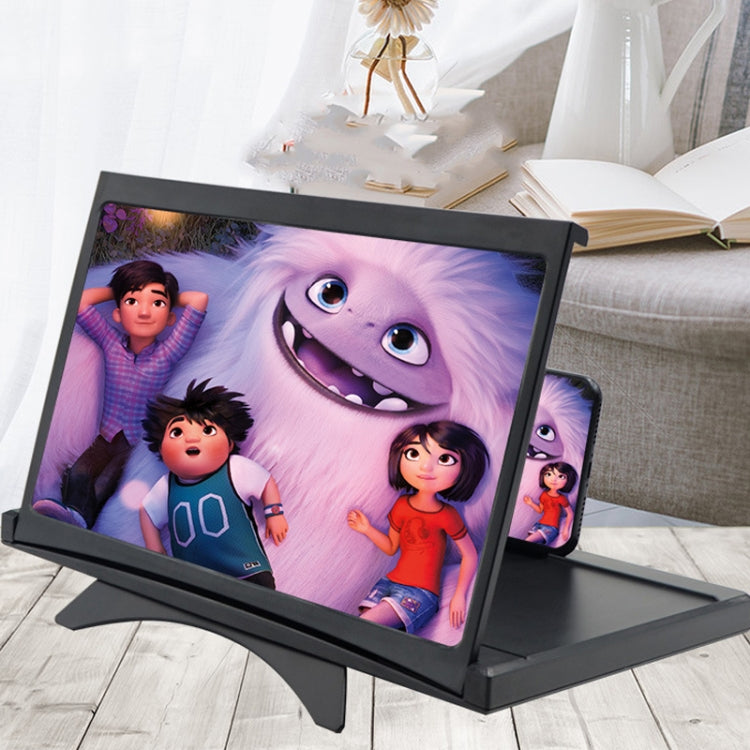 L19 14 inch Curved Screen Pull-Out Mobile Phone Screen Magnifier  Blu-Ray High-Definition Mobile Phone Screen Amplifier Bracket