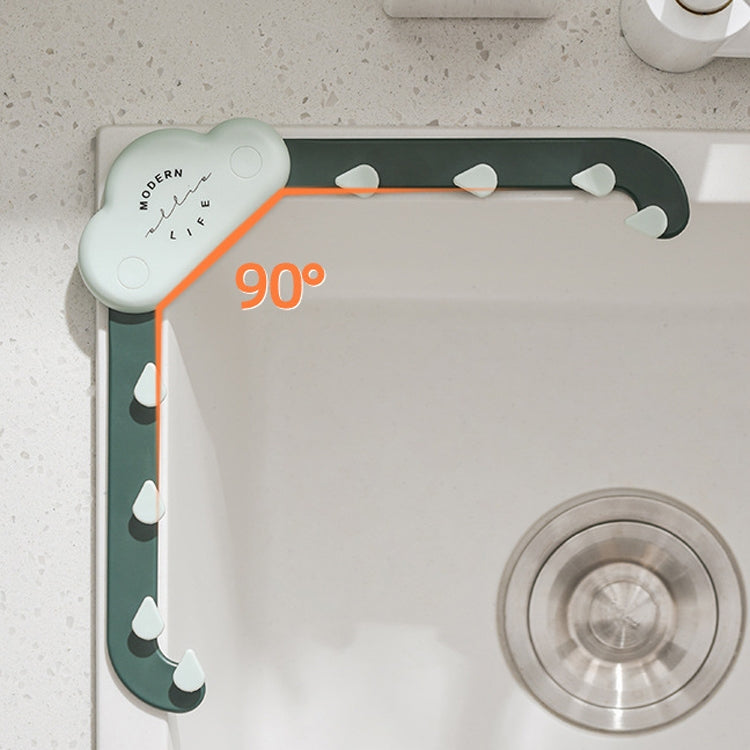 Cloud Drain Rack Disposable Kitchen Waste Filter For Leftovers By The Sink With 50 PCS Net Bag