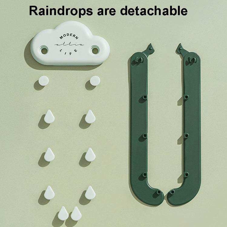Cloud Drain Rack Disposable Kitchen Waste Filter For Leftovers By The Sink With 50 PCS Net Bag