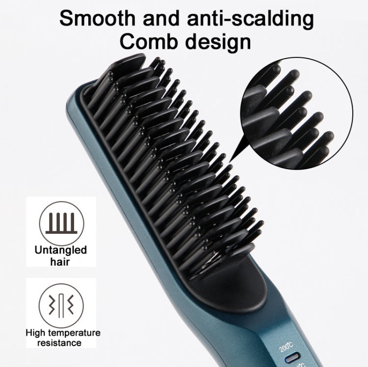 2 In 1 Curling And Straightening Dual-Use Mini Multi-Function Hair Straightener, Colour : Red