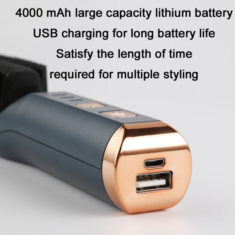 2 In 1 Curling And Straightening Dual-Use Mini Multi-Function Hair Straightener, Colour : Purple