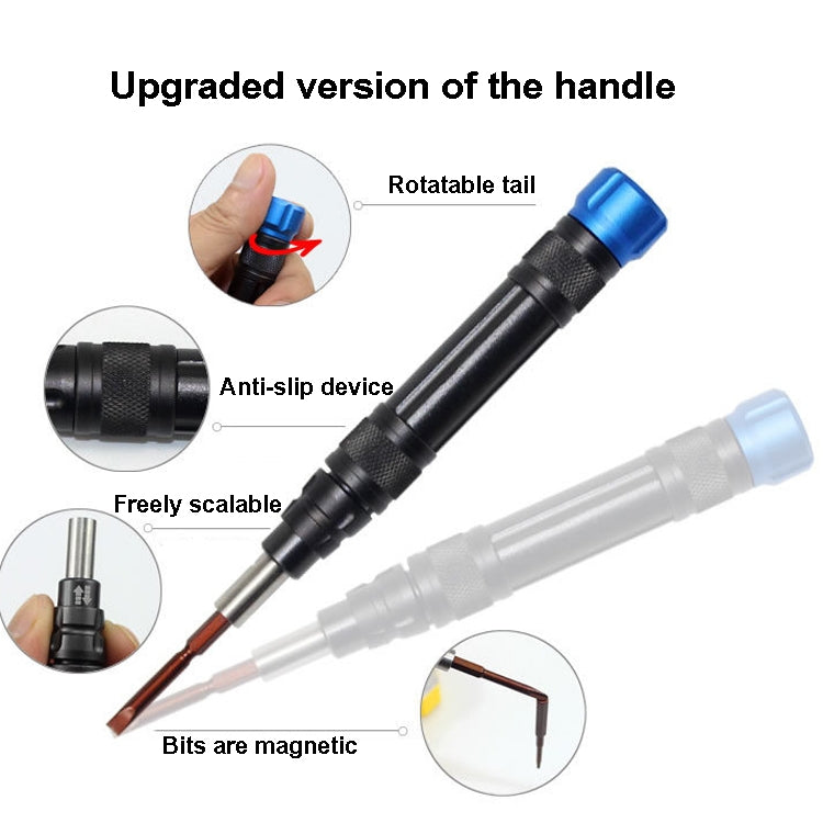 60 In 1 Screwdriver Set Combination Upgraded Mobile Phone Computer Repair Disassembly Tool( Black)