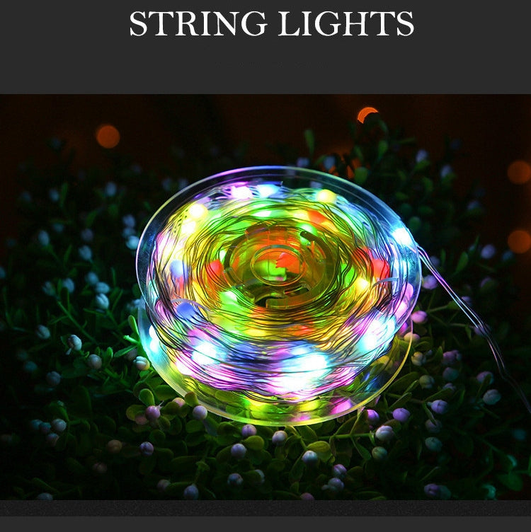 USB 5V Music Infrared Remote Control Magic Color Copper Line String Lights, Length: 5m