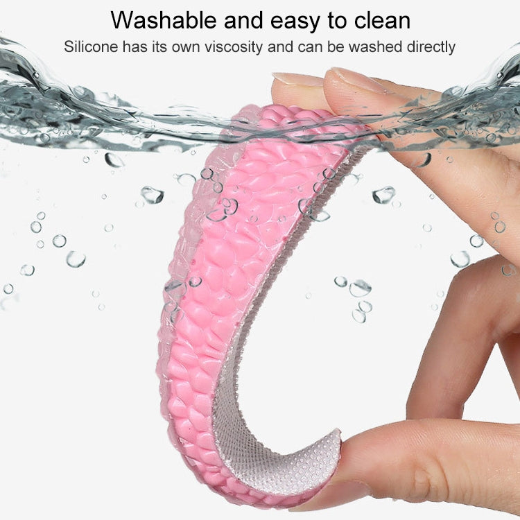 2 Pairs Self-Adhesive Inner Heightening Half Pad Sweat-Absorbent Breathable Shock-Absorbing Heel Casual Sports Insole, Size: 1.5cm