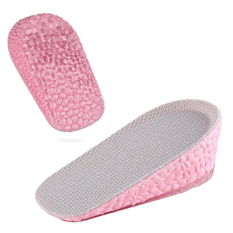 2 Pairs Self-Adhesive Inner Heightening Half Pad Sweat-Absorbent Breathable Shock-Absorbing Heel Casual Sports Insole, Size: 3.5cm