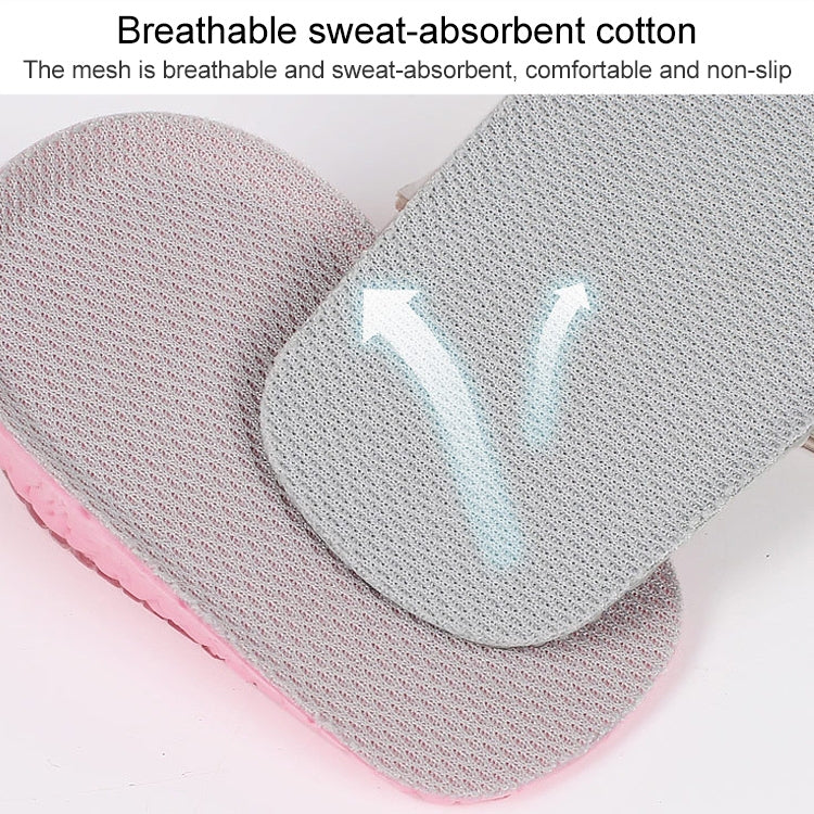 2 Pairs Self-Adhesive Inner Heightening Half Pad Sweat-Absorbent Breathable Shock-Absorbing Heel Casual Sports Insole, Size: 3.5cm
