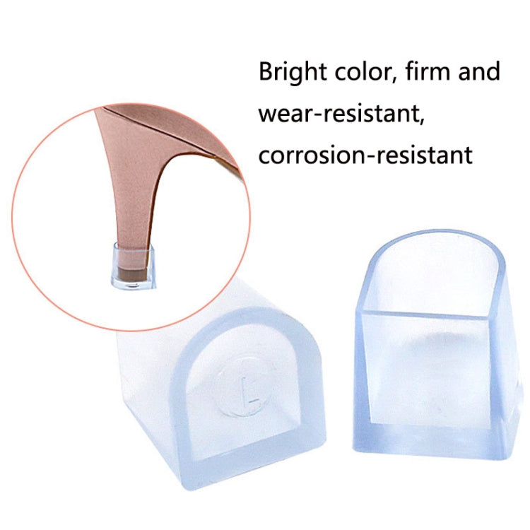 10 Pairs Dancing Shoes Protective Cover Wear-Resistant Heel Cover