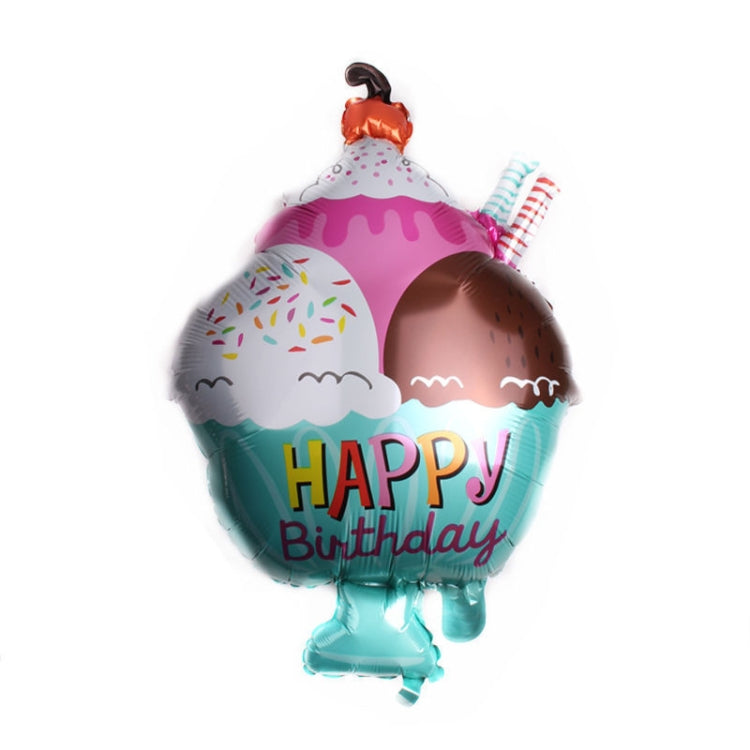 5 PCS Pizza Hot Dog Popcorn Donut Burger Aluminum Film Balloon Birthday Party Decoration Balloon