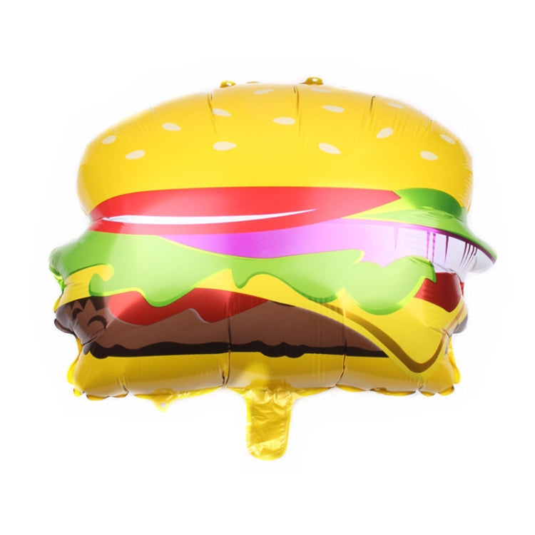 5 PCS Pizza Hot Dog Popcorn Donut Burger Aluminum Film Balloon Birthday Party Decoration Balloon