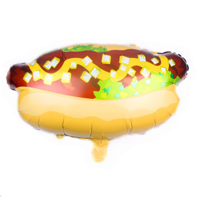 5 PCS Pizza Hot Dog Popcorn Donut Burger Aluminum Film Balloon Birthday Party Decoration Balloon