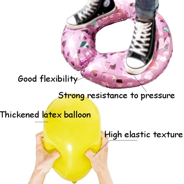5 PCS Pizza Hot Dog Popcorn Donut Burger Aluminum Film Balloon Birthday Party Decoration Balloon
