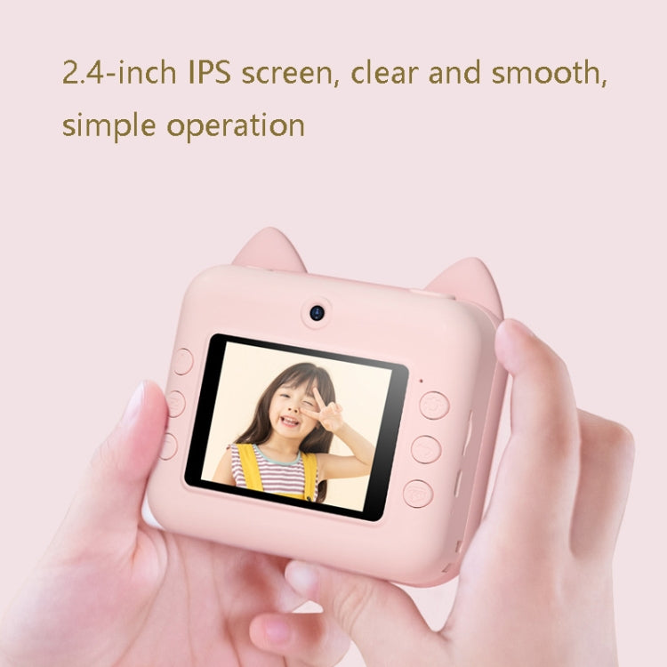 P1 Children Camera Printer Digital Toys Pocket Student Homework Mistakes Collections Printer, Style: Deer