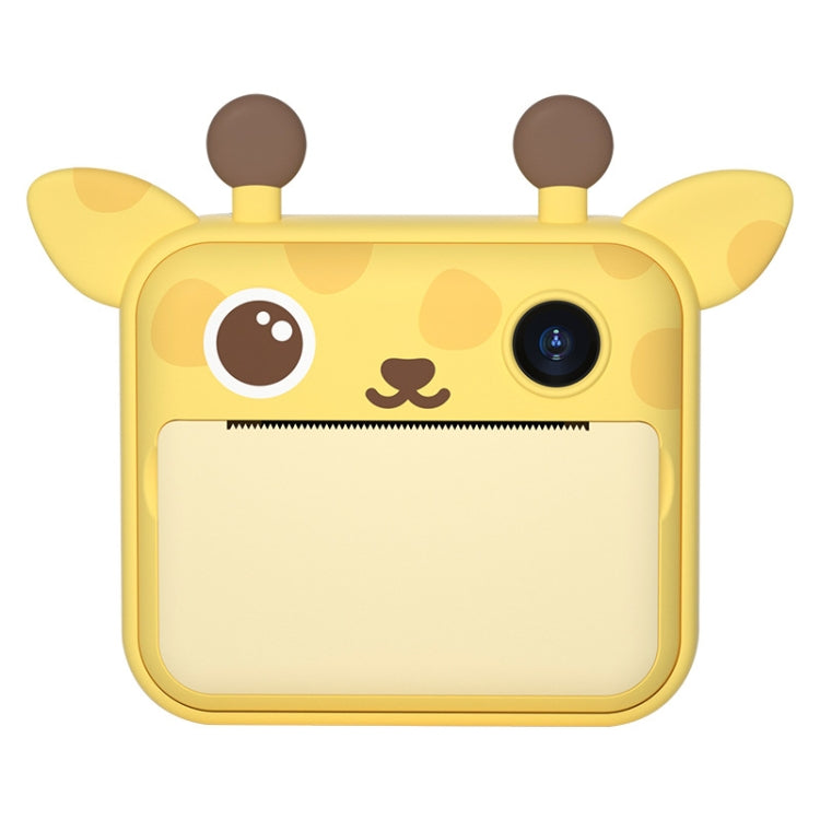 P1 Children Camera Printer Digital Toys Pocket Student Homework Mistakes Collections Printer, Style: Deer + 32G