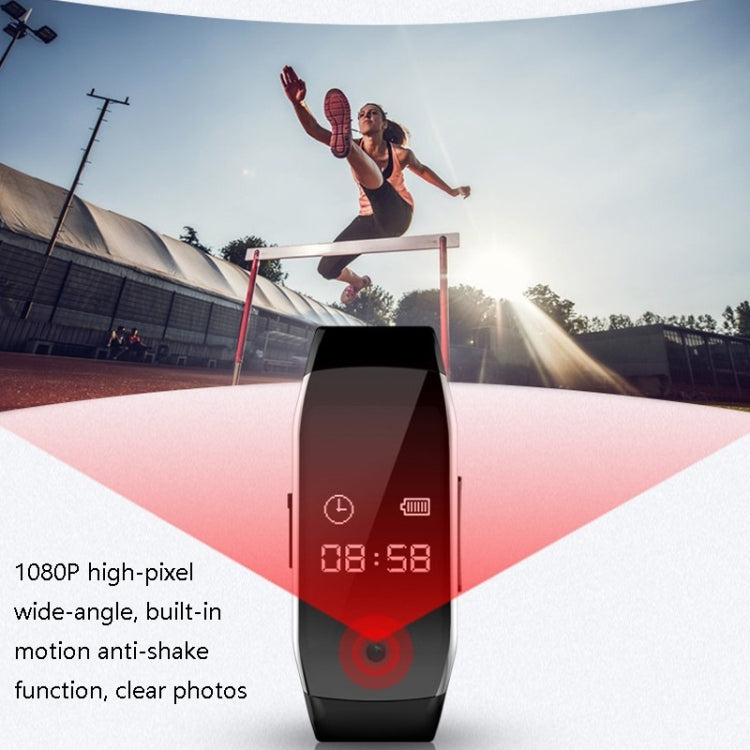 JNN D5 HD Video Recorder Bracelet Portable Large-Capacity Noise Reduction Recording Bracelet, Capacity: 16GB