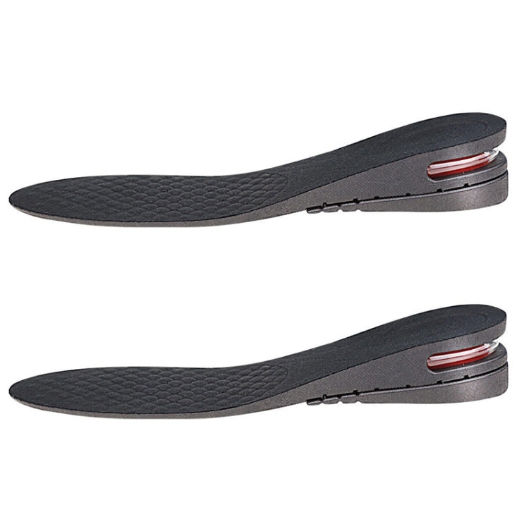 2 Pairs 032 Adjust Inner Height Insole Free Size Cutable Insole, Colour: Black 2 Layers (about 4cm)