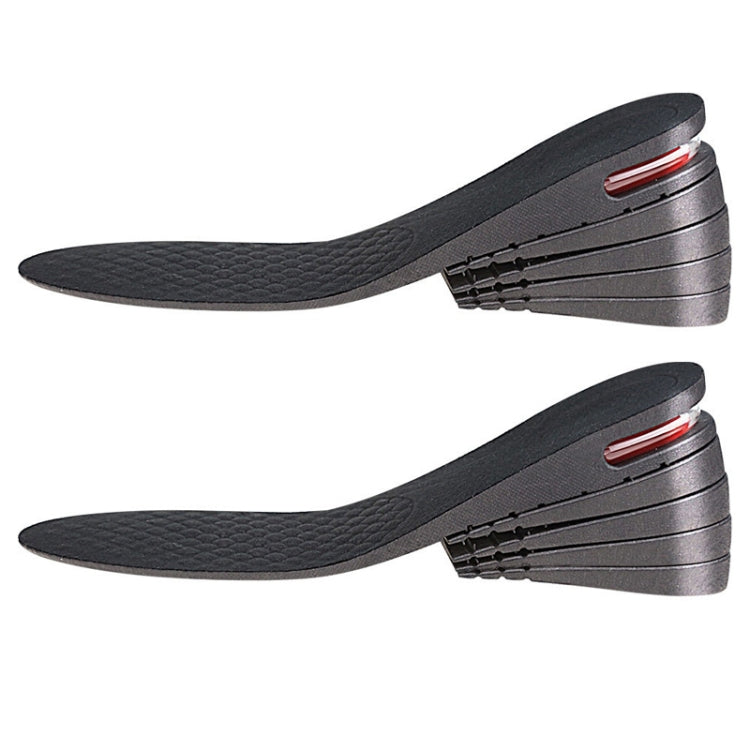 2 Pairs 032 Adjust Inner Height Insole Free Size Cutable Insole, Colour: Black 5 Layers(about 8.5cm)