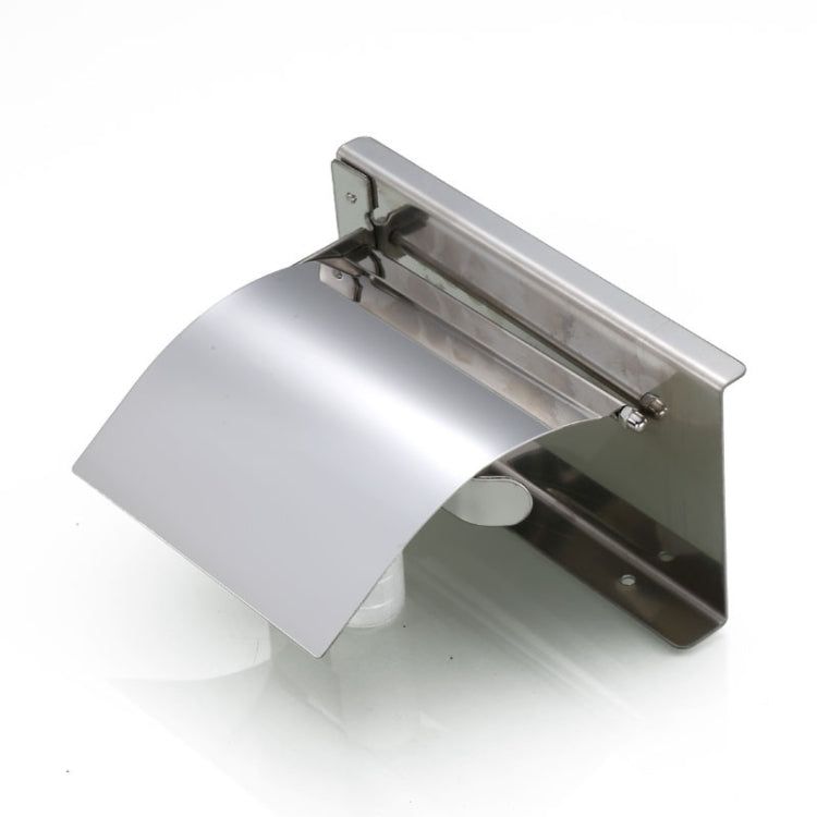 4103 Stainless Steel Roll Paper Holder Mobile Phone Paper Towel Rack Hotel Bathroom Rack, Color: Gold