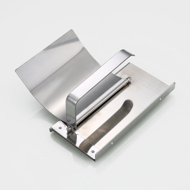 4103 Stainless Steel Roll Paper Holder Mobile Phone Paper Towel Rack Hotel Bathroom Rack, Color: Gold