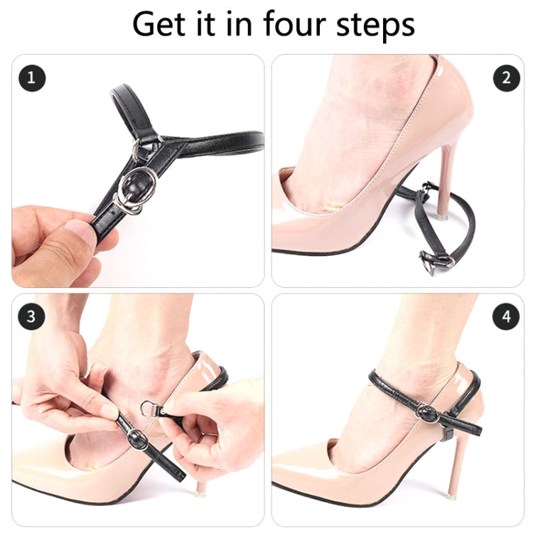 3 Pairs High Heels Prevent Heel Drop Shoe Strap