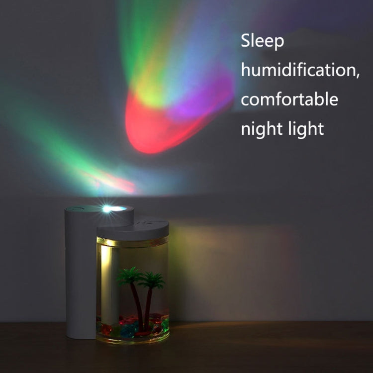 LA-0610 Desktop Mini Micro Landscape Humidifier Household Large Fog Volume Mute Atomizer(Green)
