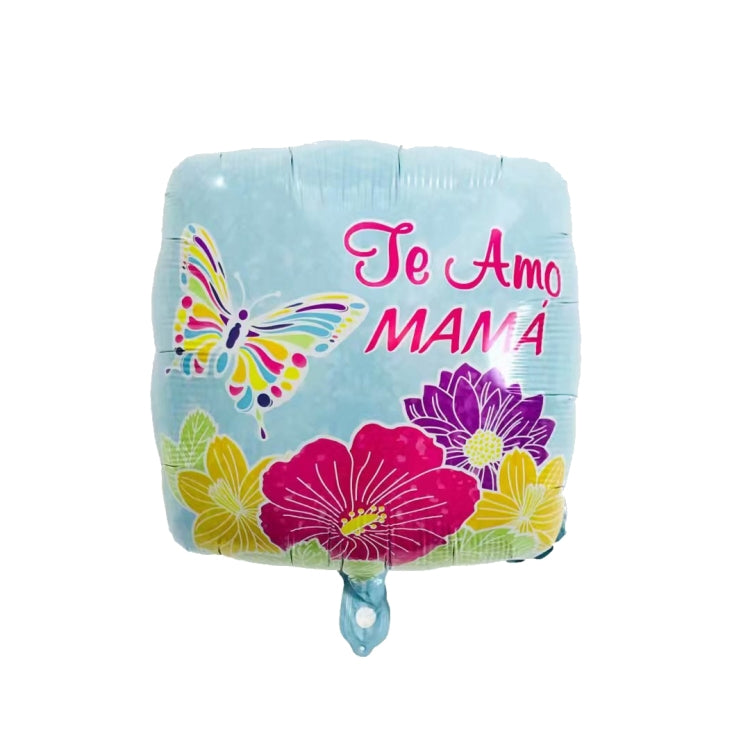 10 PCS 18 Inch  Spanish Mother Day Balloon Cartoon Shaped Aluminum Film Balloon Children Party Decoration Balloon