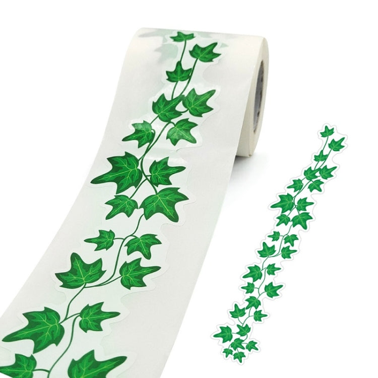 2 PCS Classroom Bulletin Board Border Decoration Sticker Wall Refrigerator Leaf Decoration Sticker, Size: 13x2.7inch(K-135)