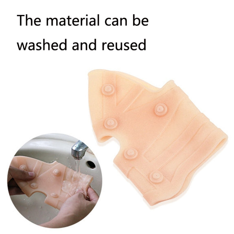 2 PCS Outdoor Cycling Sports Non-Slip Knee Pads Joint SEBS Magnetic Care Protector(Skin Color)