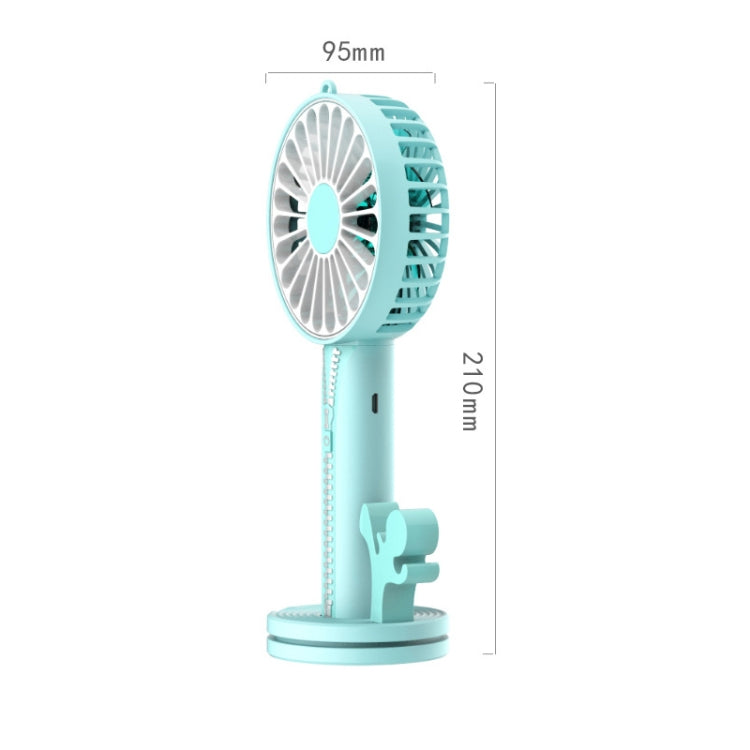Zipper Fan USB Mini Handheld Fan Portable with Stand Base