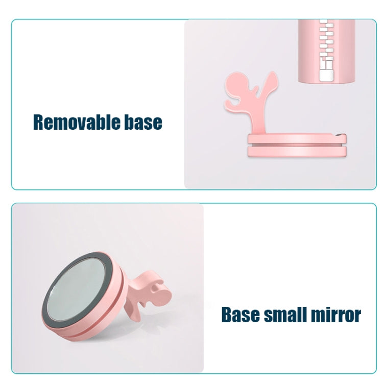 Zipper Fan USB Mini Handheld Fan Portable with Stand Base