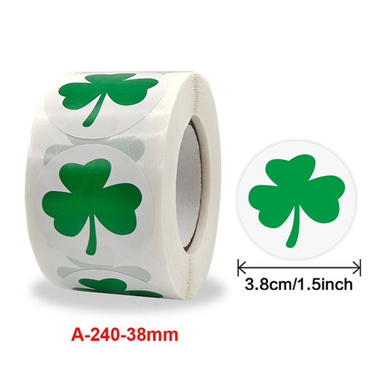 5 PCS Clover Party Event Packaging Bag Decoration Sticker, Size: 3.8cm / 1.5 Inch(A-240-38mm)