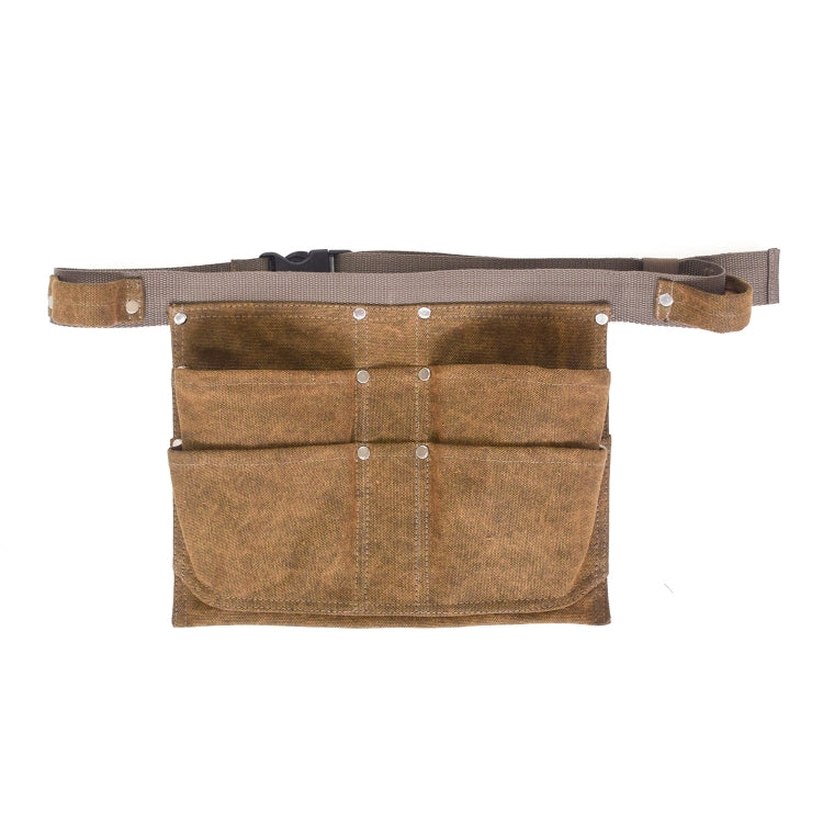 MTP-333 Canvas Tool Storage Waist Bag Garden Maintenance Installation Tool Bag