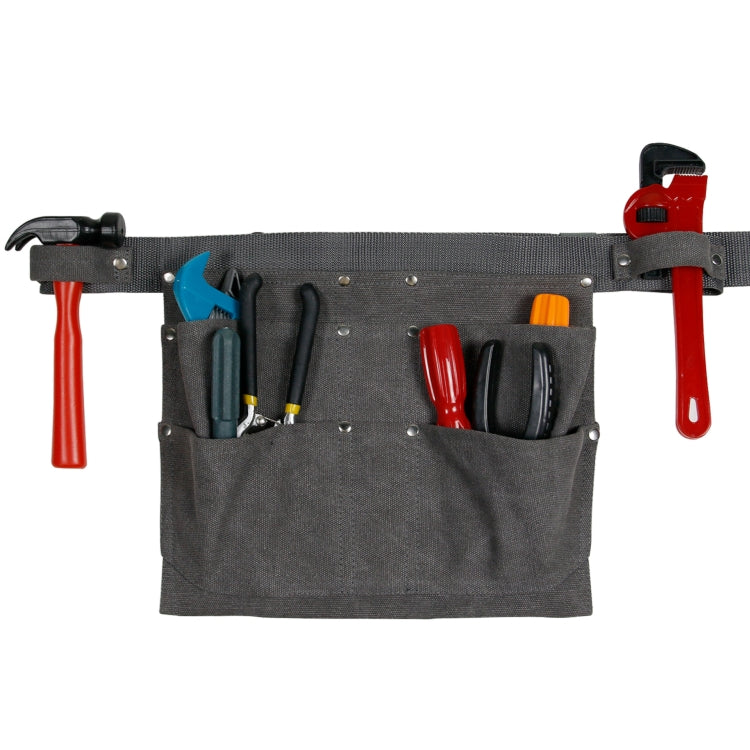 MTP-333 Canvas Tool Storage Waist Bag Garden Maintenance Installation Tool Bag